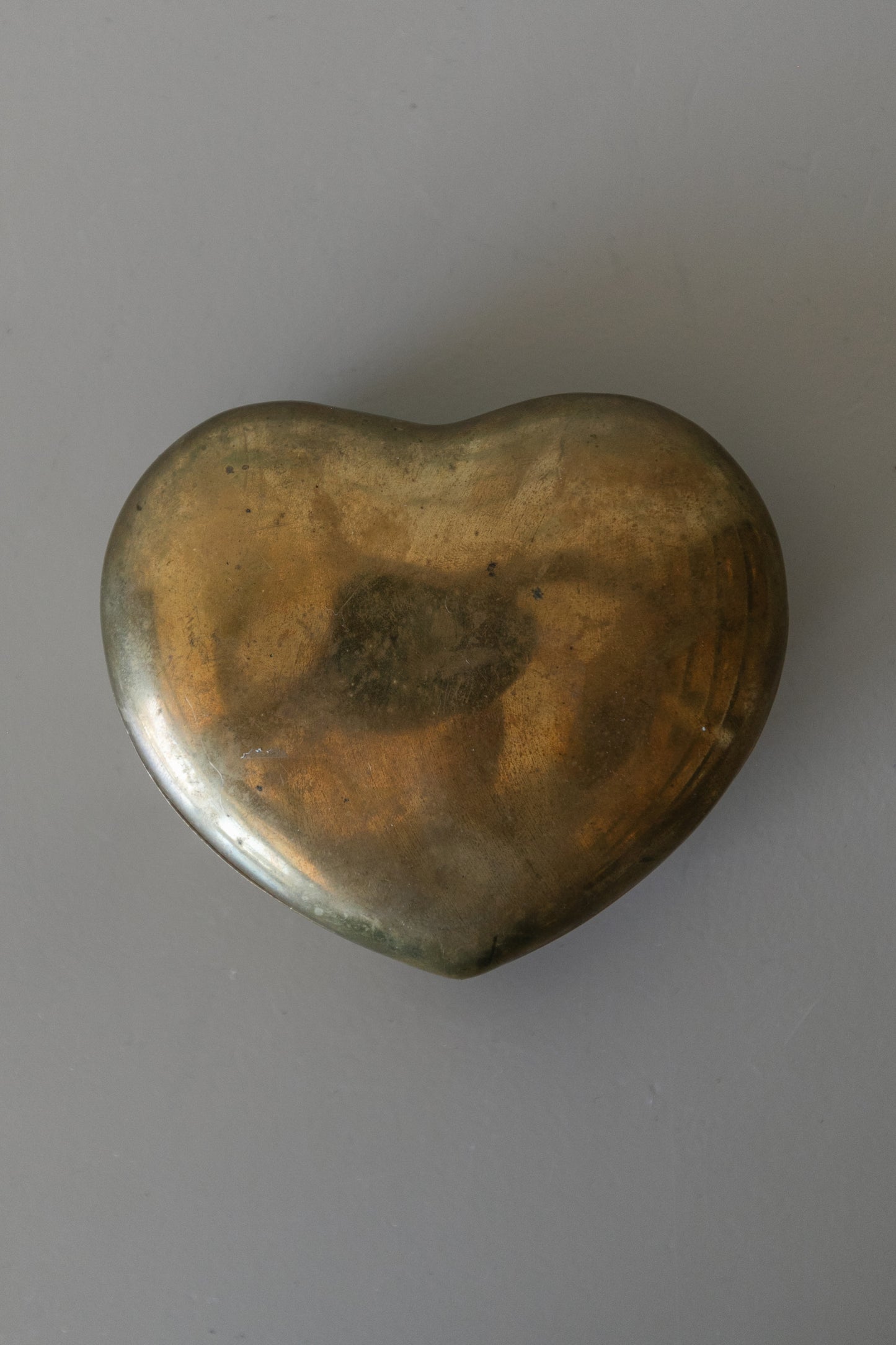 Brass Heart Trinket Box