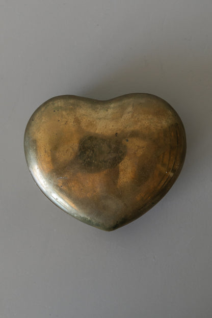 Brass Heart Trinket Box
