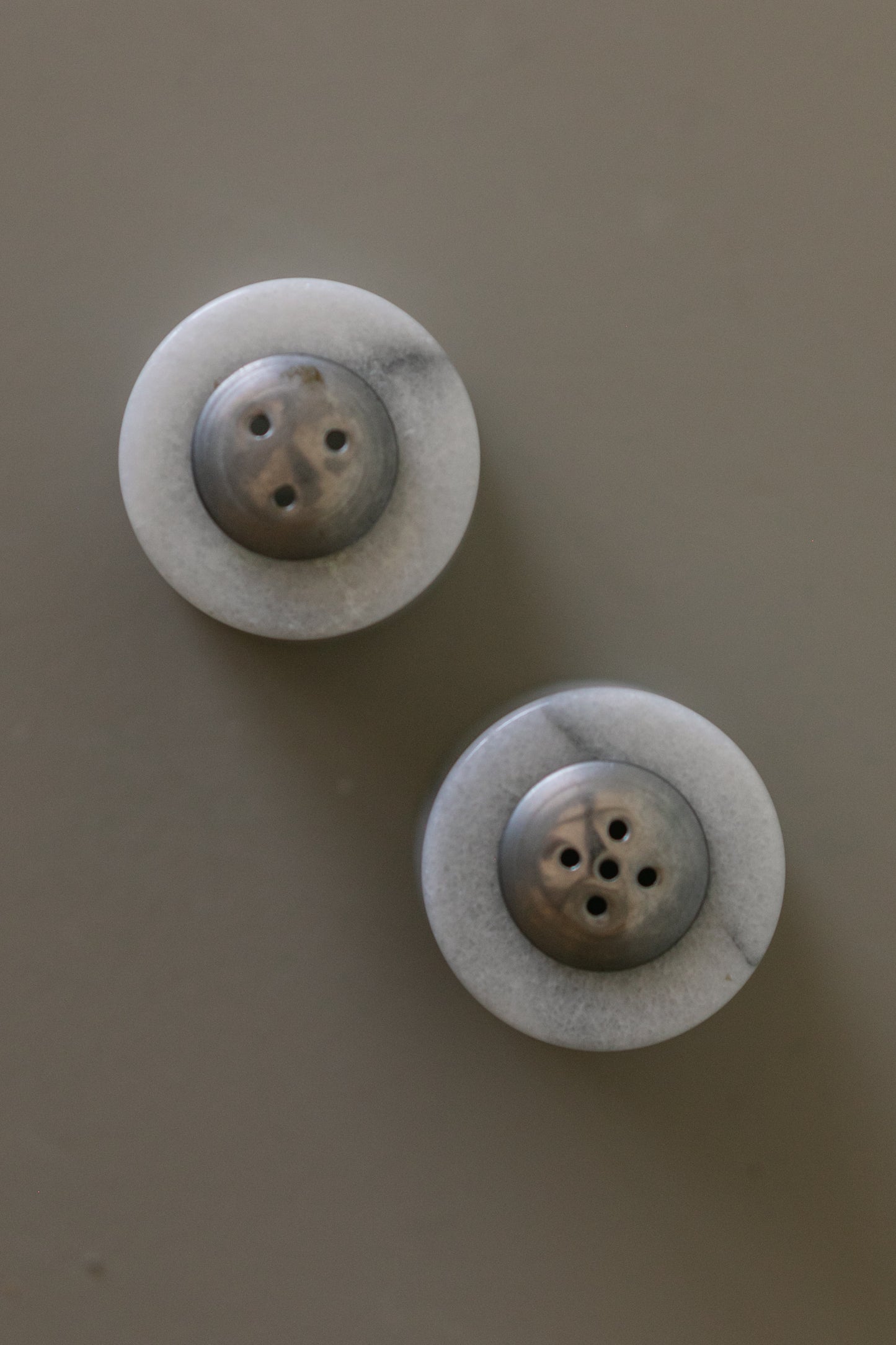 Marble Salt & Pepper Shakers
