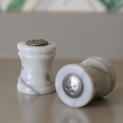 Marble Salt & Pepper Shakers