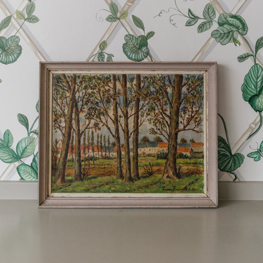 French Oil Landscape Painting