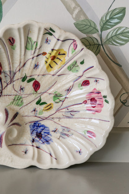 Hand-painted Shell Plate
