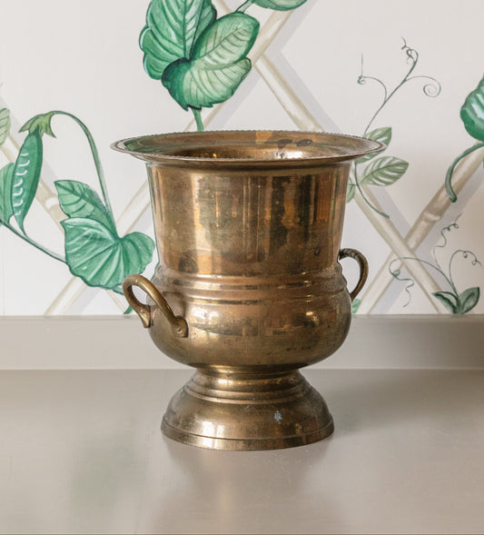 Brass Footed Vase