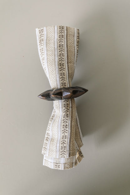 Starburst Wood Napkin Ring