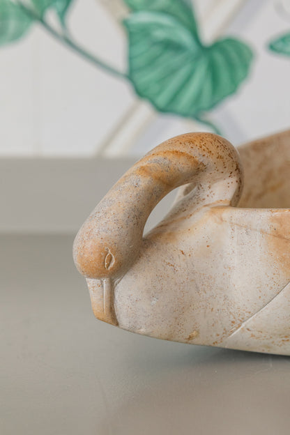 Stone Swan Planter
