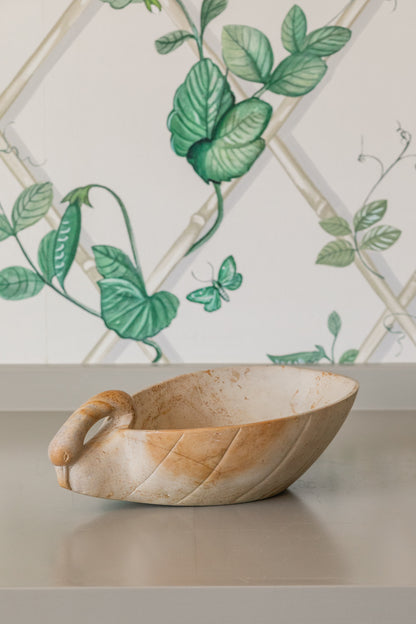 Stone Swan Planter