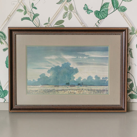 Texas Clouds Framed Print