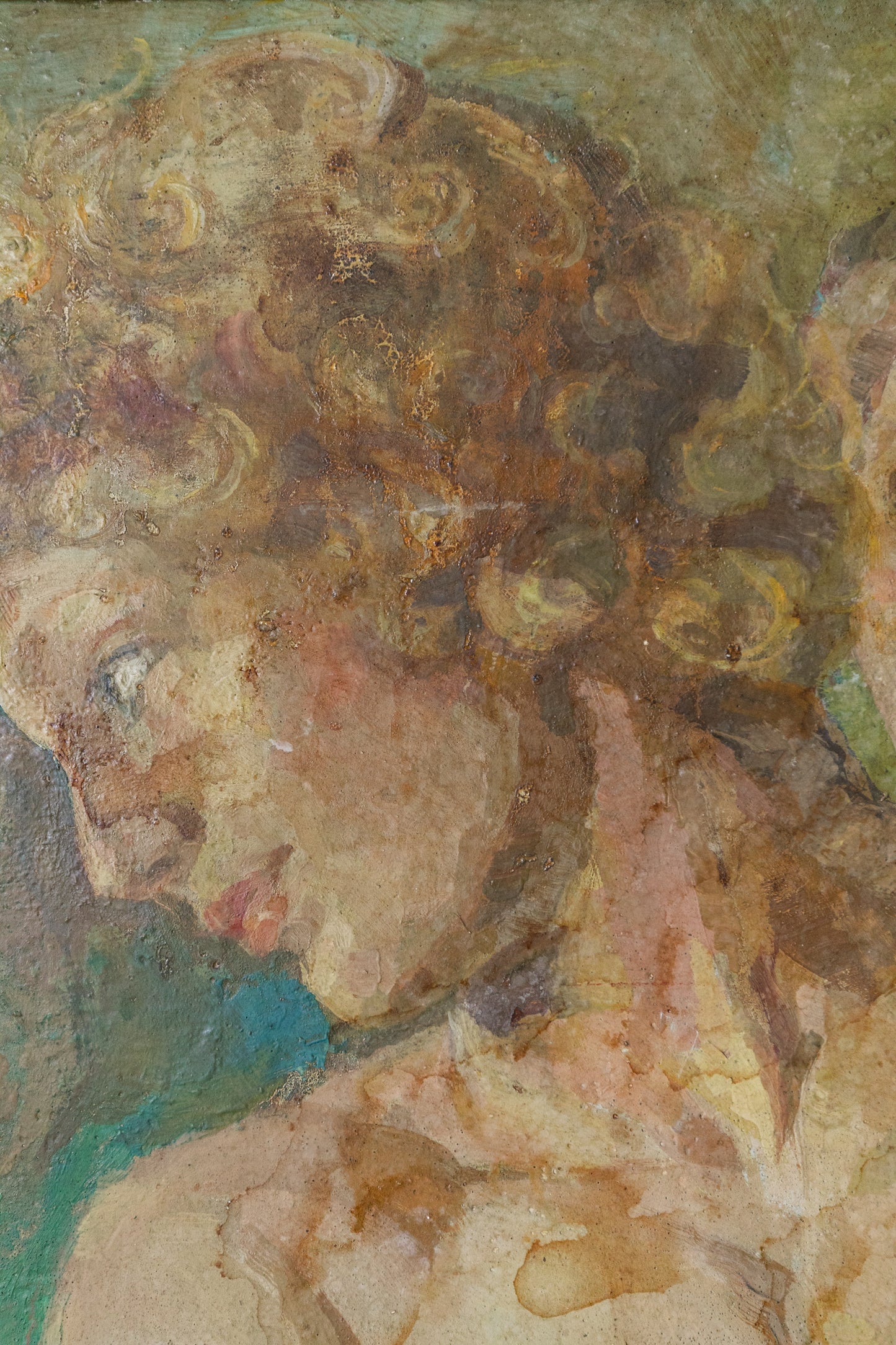 Large Framed Original Painting Greek Goddesses