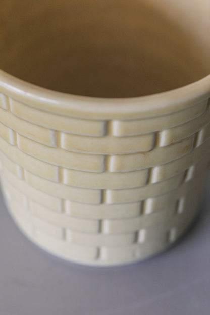 Mid Century Yellow Pot
