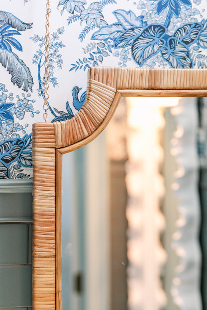 Rattan Small Mirrror by MARE