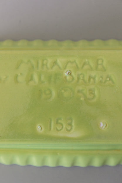 Chartreuse #153 Miramar 1953 Pottery