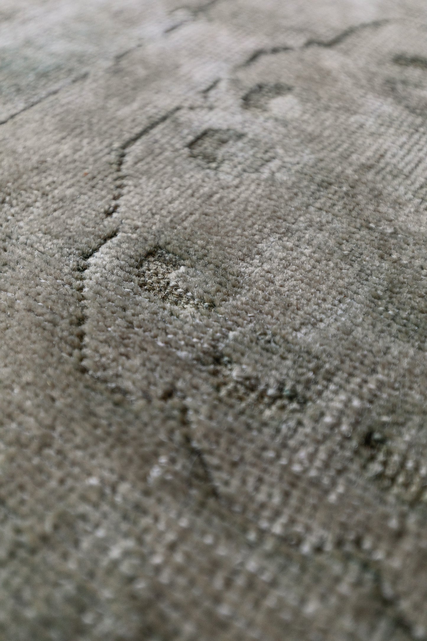 Vintage Persian (4x12) Distressed Sage Green Runner