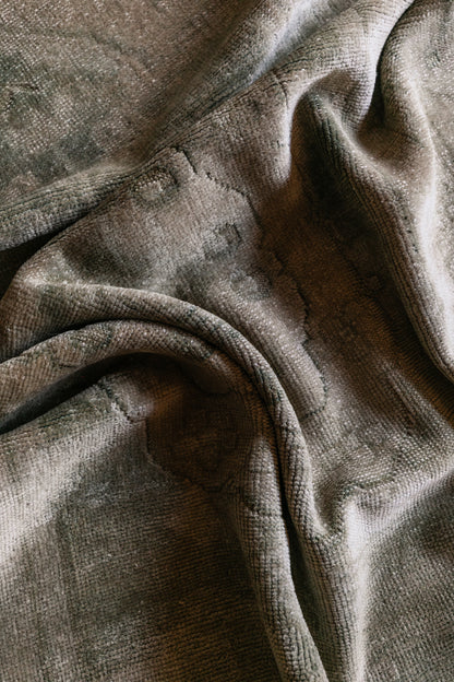 Vintage Persian (4x12) Distressed Sage Green Runner