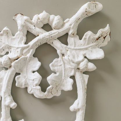 Oak Leaf Cast Iron Wall Ornament
