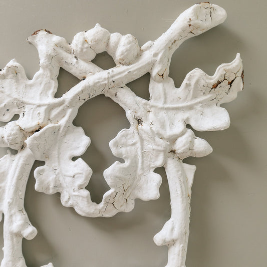 Oak Leaf Cast Iron Wall Ornament