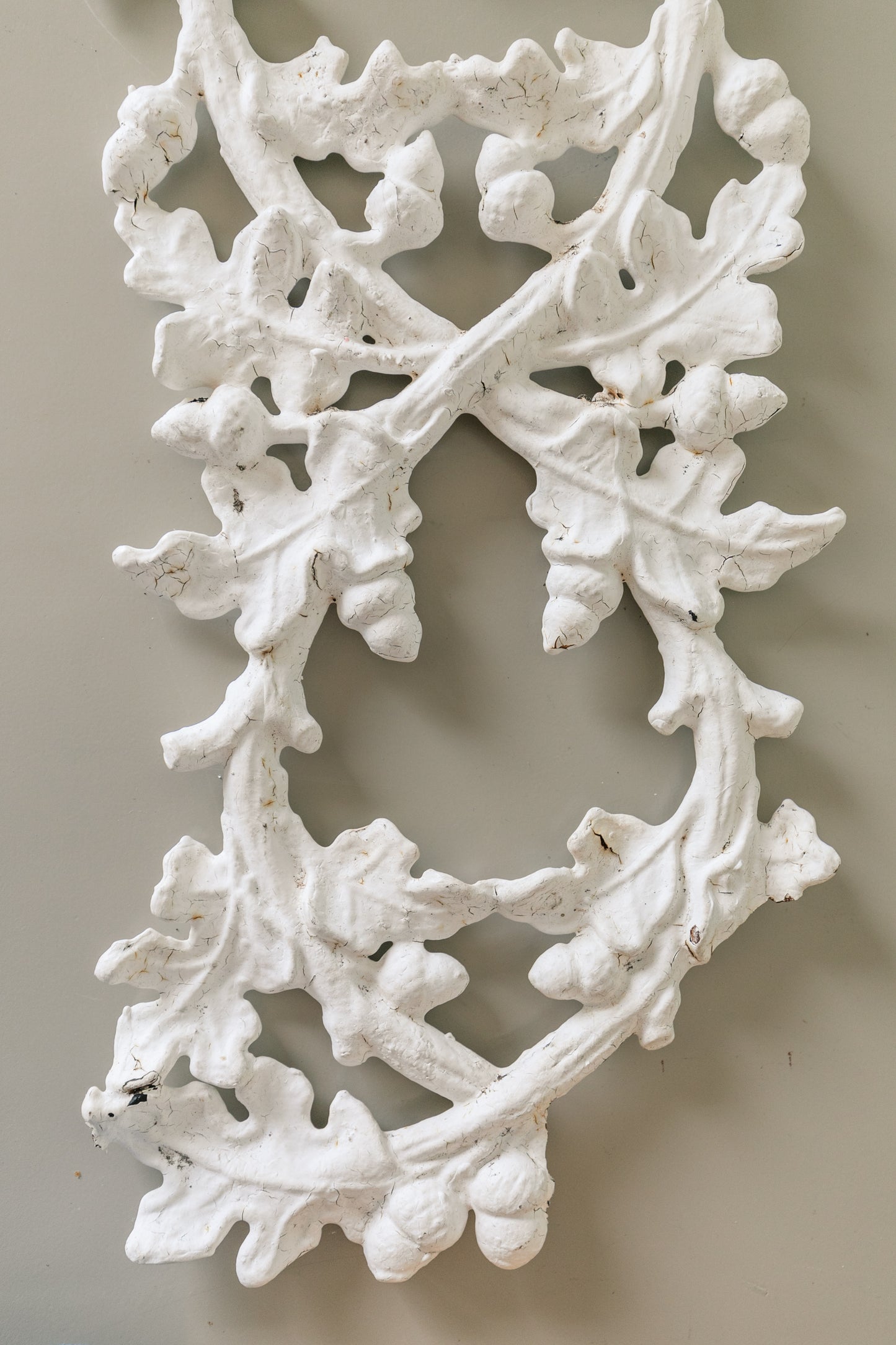 Oak Leaf Cast Iron Wall Ornament