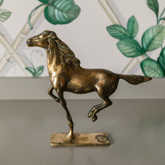 Running Brass Horse