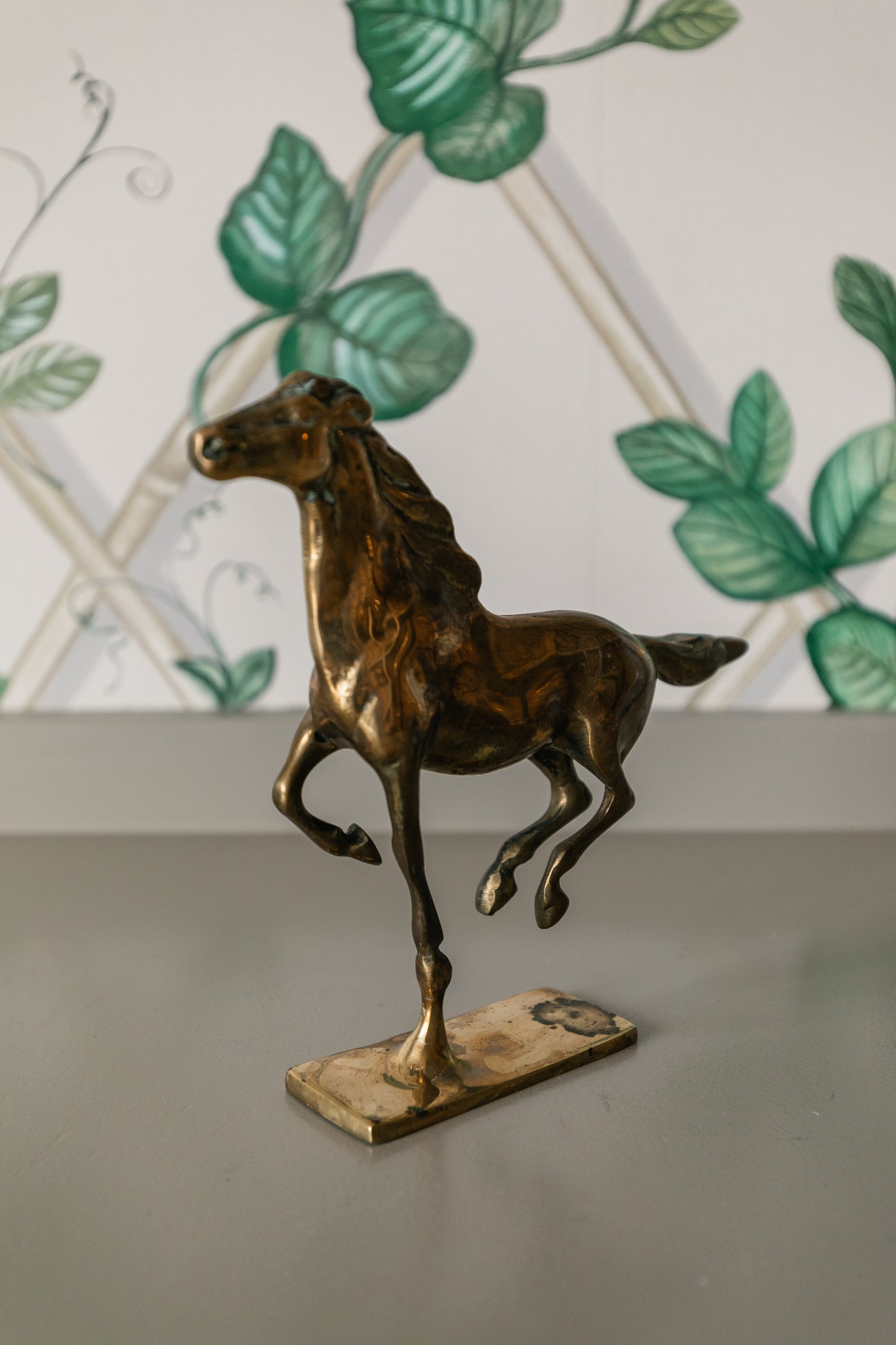 Running Brass Horse