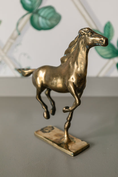 Running Brass Horse