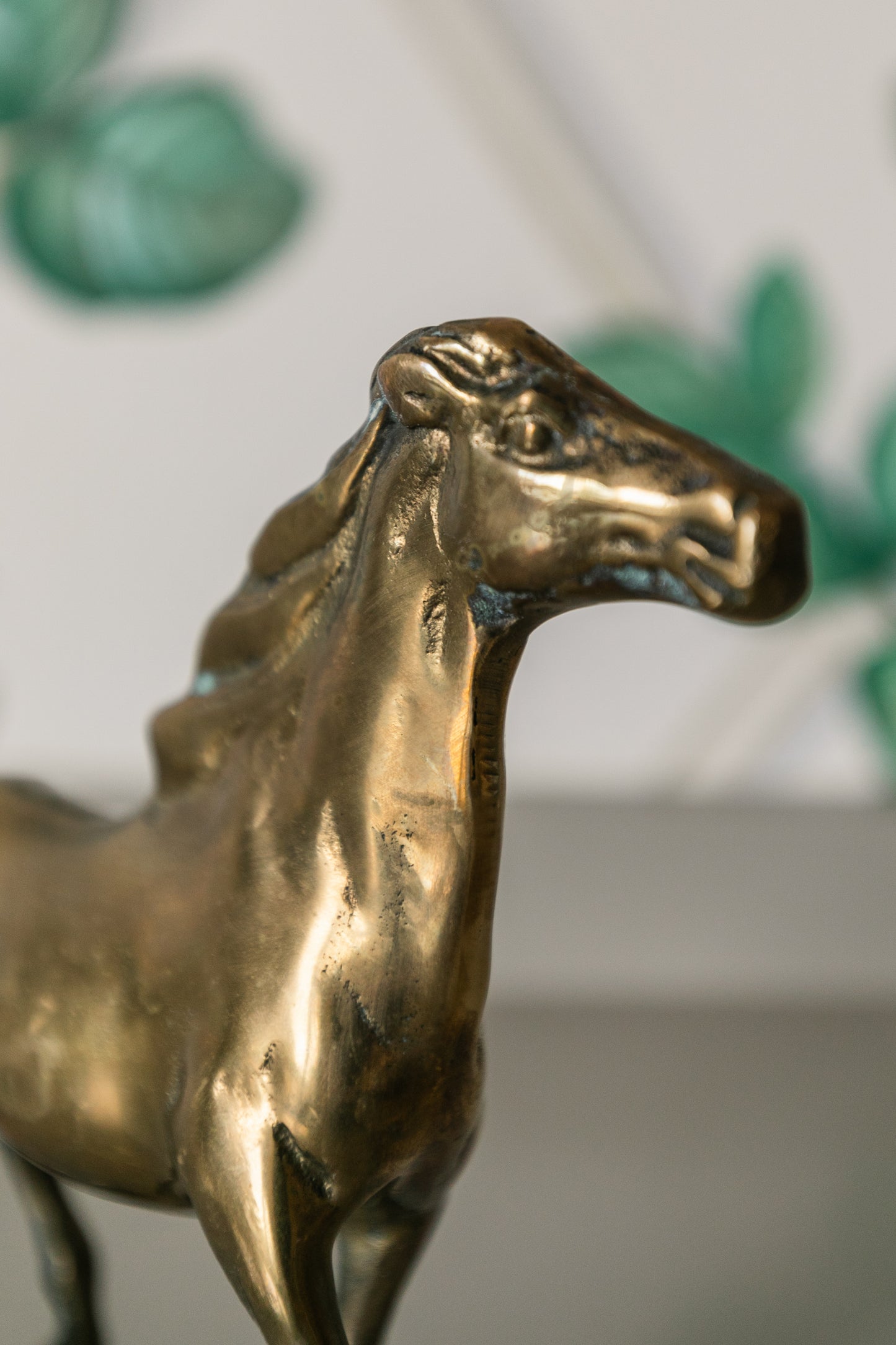 Running Brass Horse