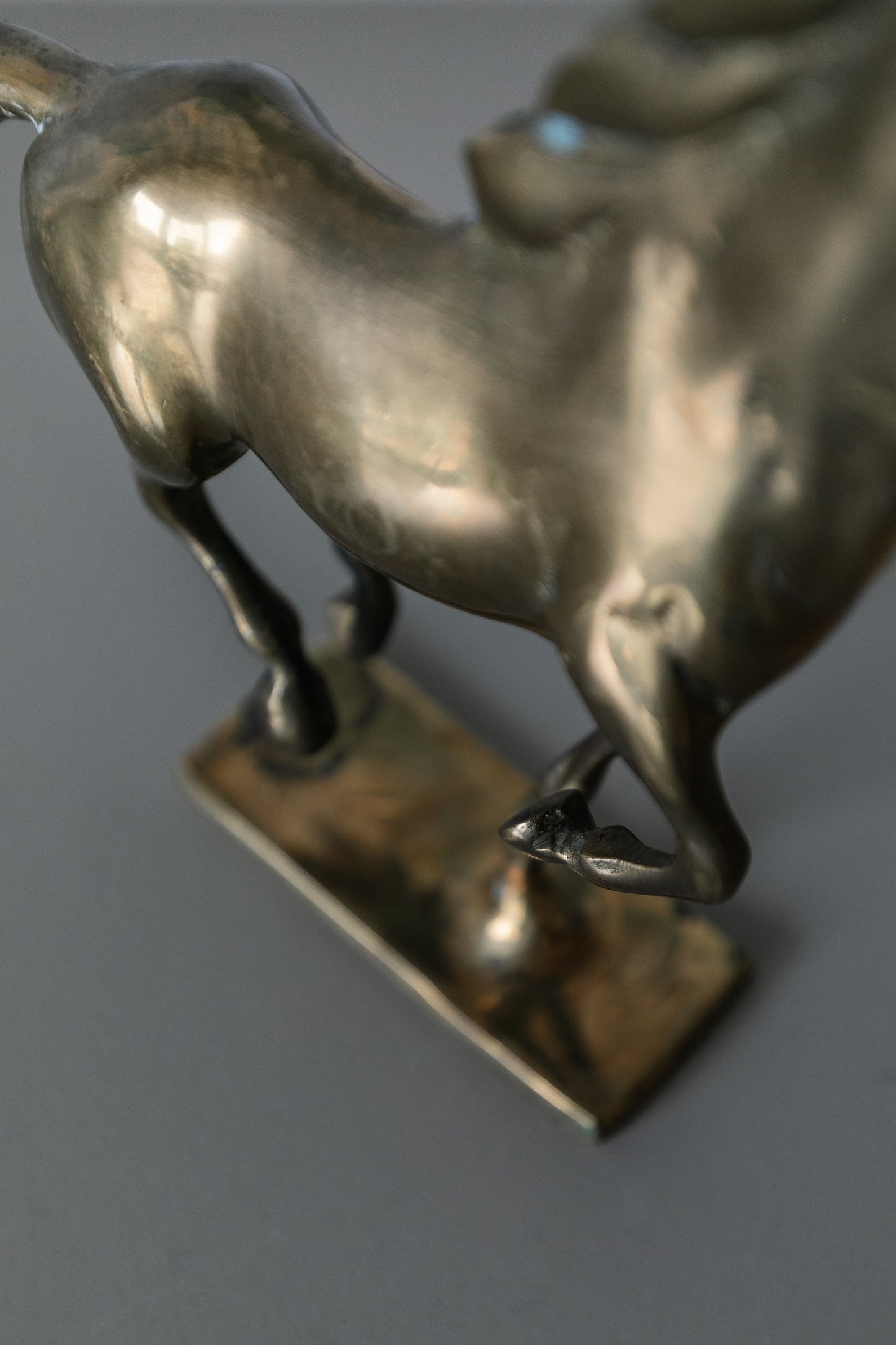 Running Brass Horse