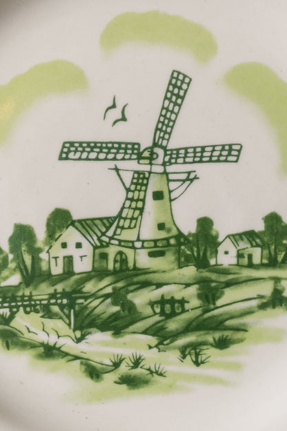 Vintage Windmill Plate