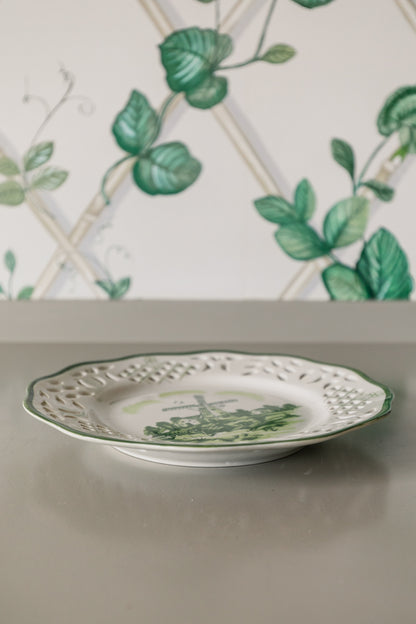 Vintage Windmill Plate