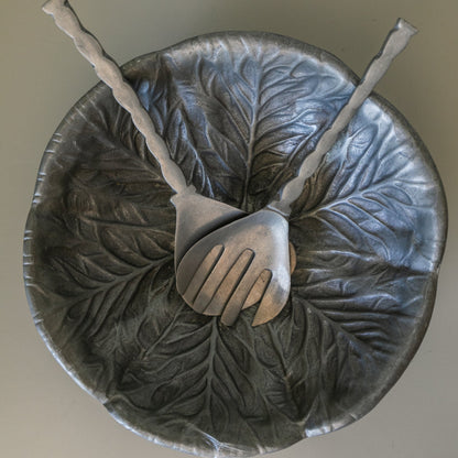 Silver Lettuce Bowl