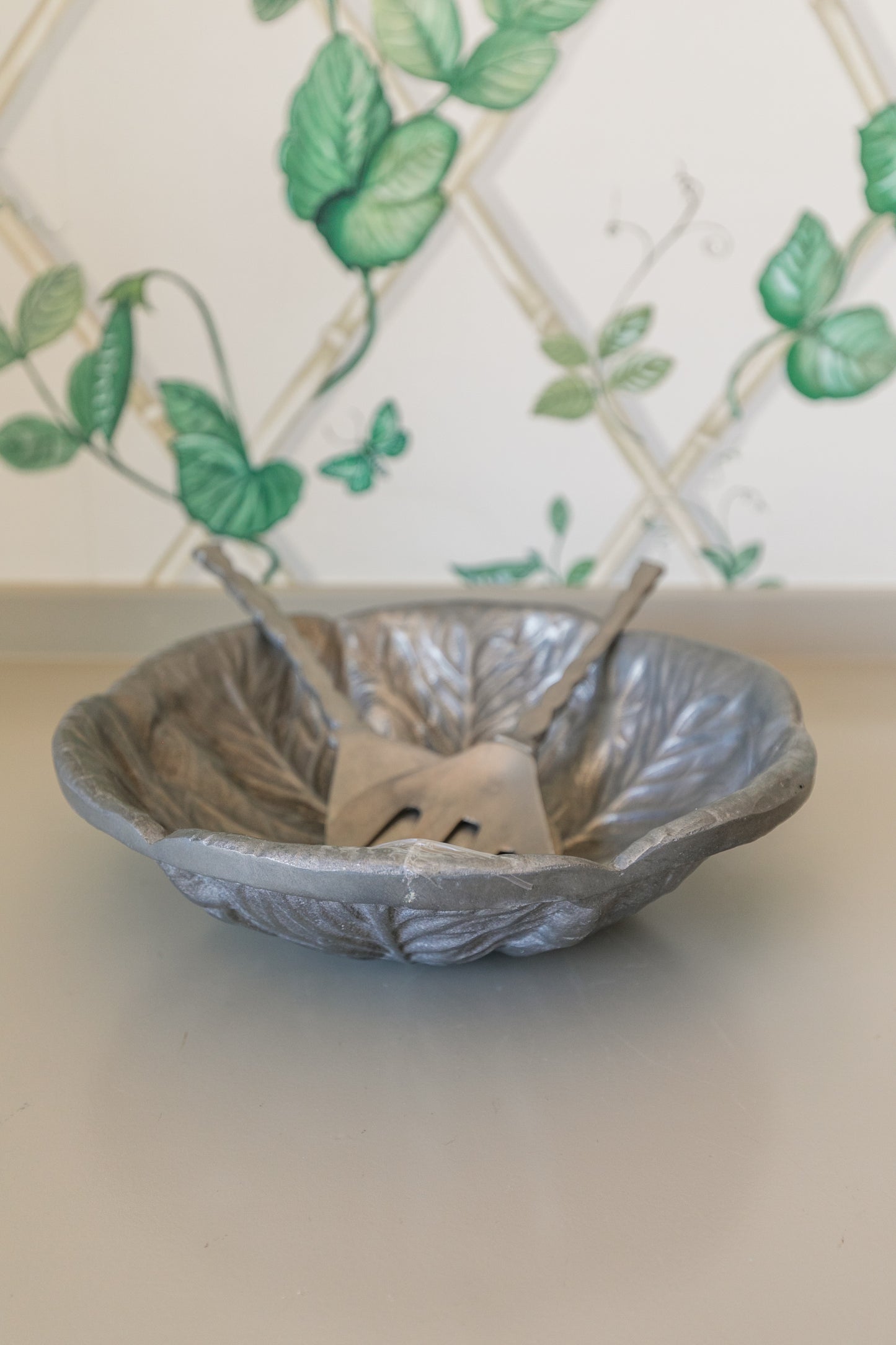 Silver Lettuce Bowl