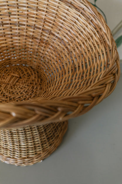 Straworth Pedestal Basket