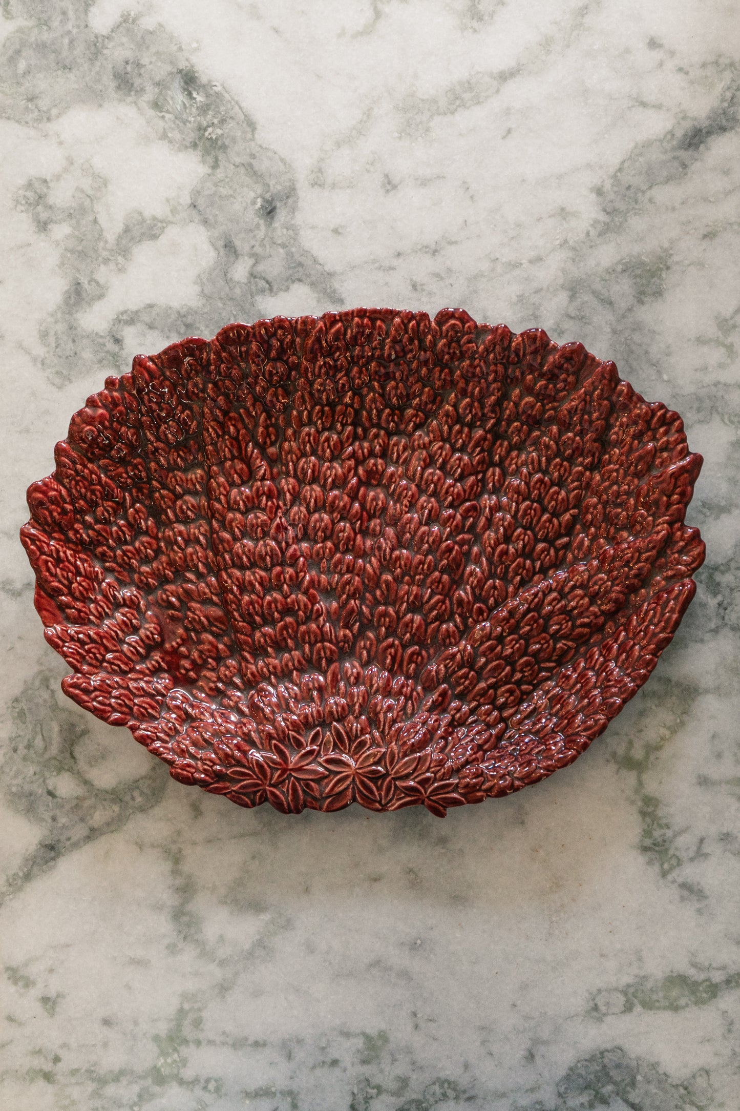Royal Leslie 301 USA Oxblood Red Platter