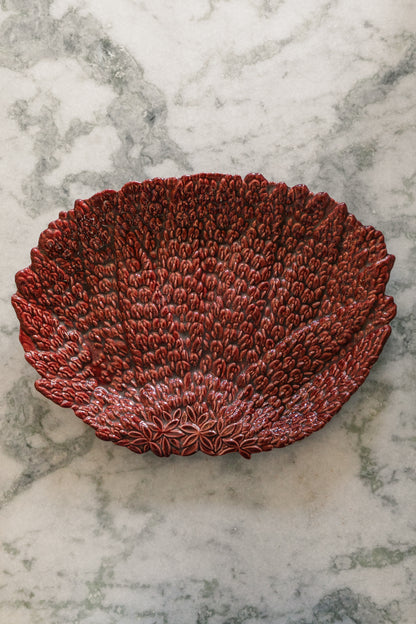 Royal Leslie 301 USA Oxblood Red Platter