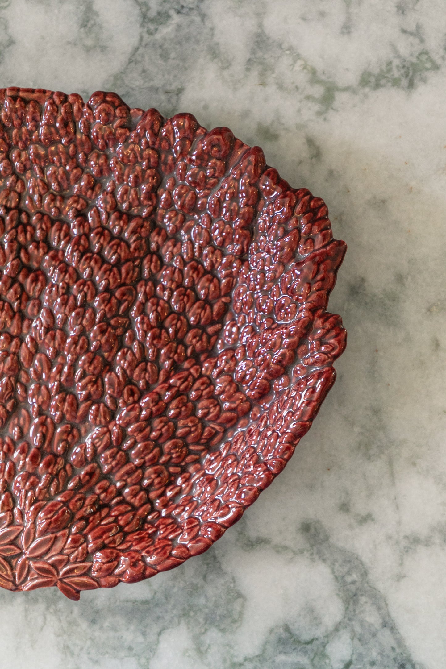 Royal Leslie 301 USA Oxblood Red Platter