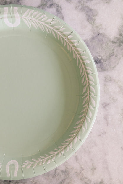 Equestrian Jasperware Inspired Dinner Paper Plates Pack of 8