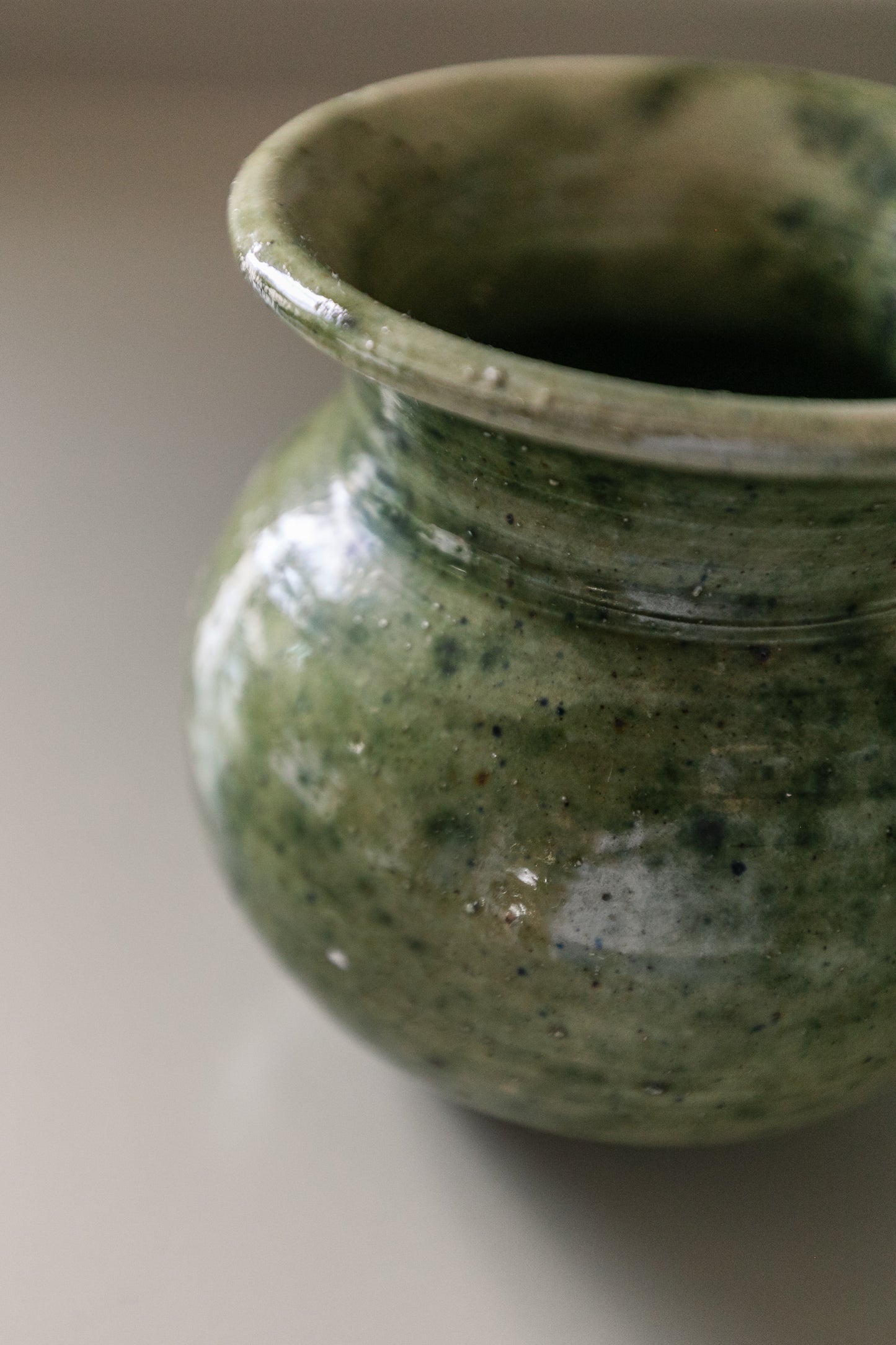 Green Ceramic Vase