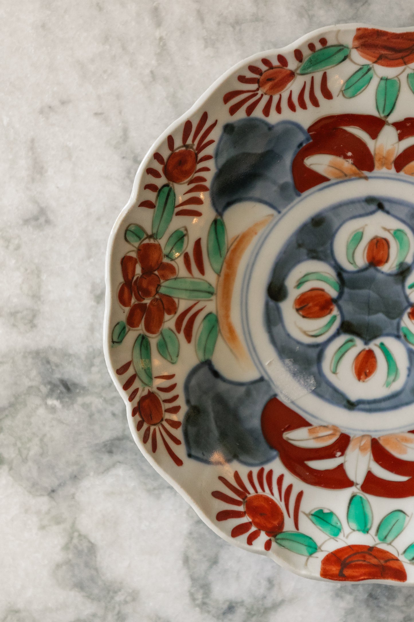 Imari Japanese Floral Plate