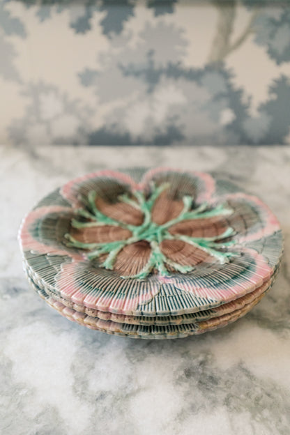 Shell Majolica Plate