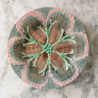 Shell Majolica Plate