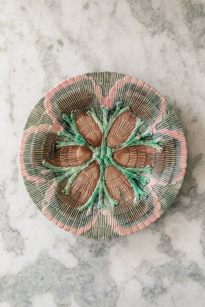 Shell Majolica Plate