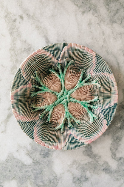 Shell Majolica Plate