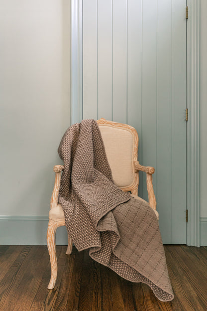 Mills Waffle Quilted Throw