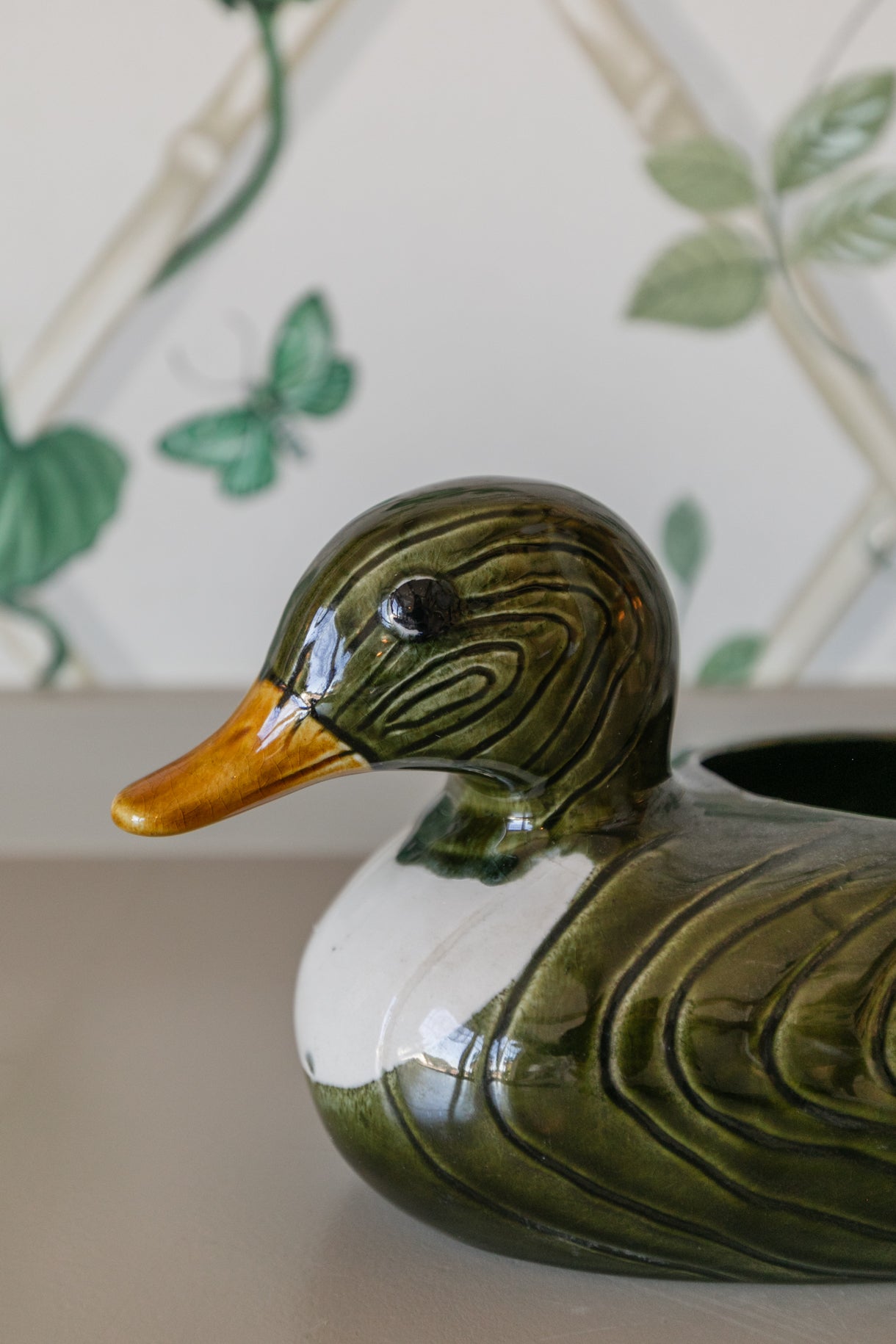 Vintage Duck Vase