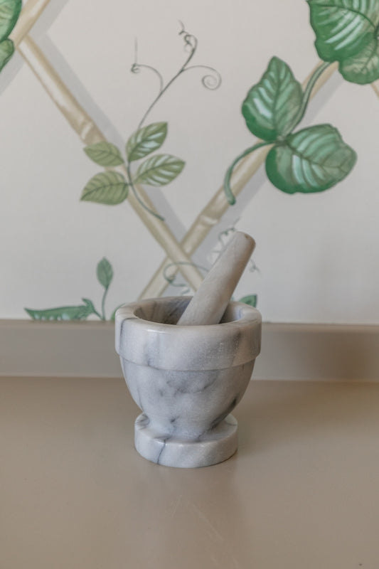 Marble Mortar and Pestal