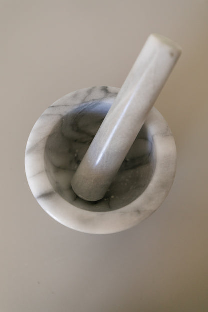 Marble Mortar and Pestal