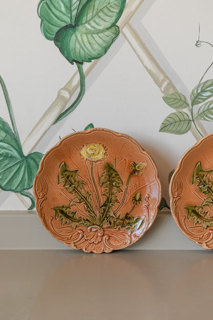 Peach Majolica Dish