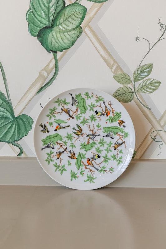 Sakowitz Fitz Floyd Bird Plate