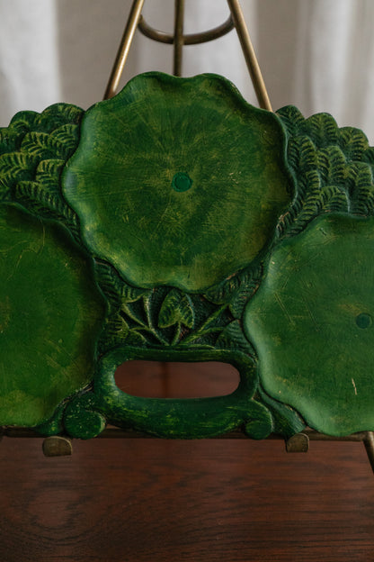 Green Clover Decorative Plaque
