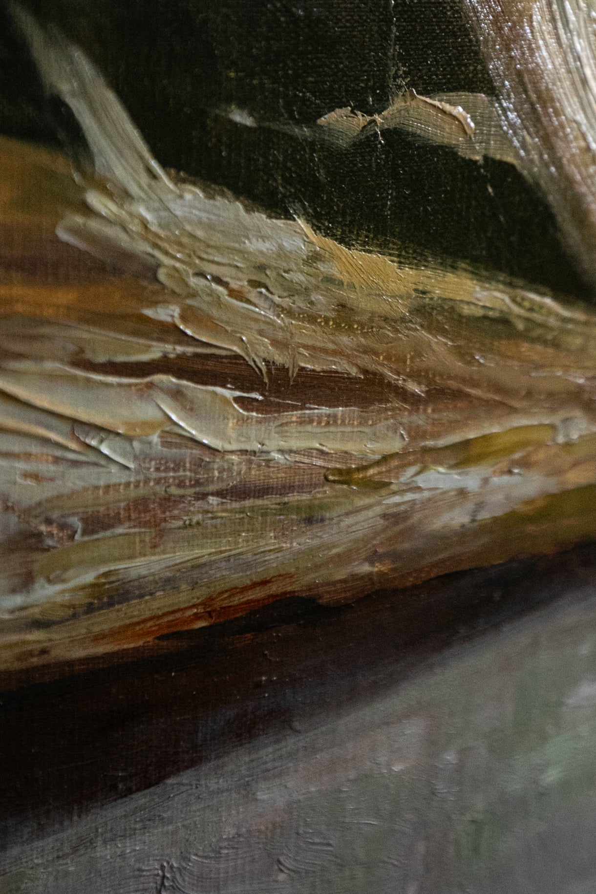 Framed Copper Pot Still Life