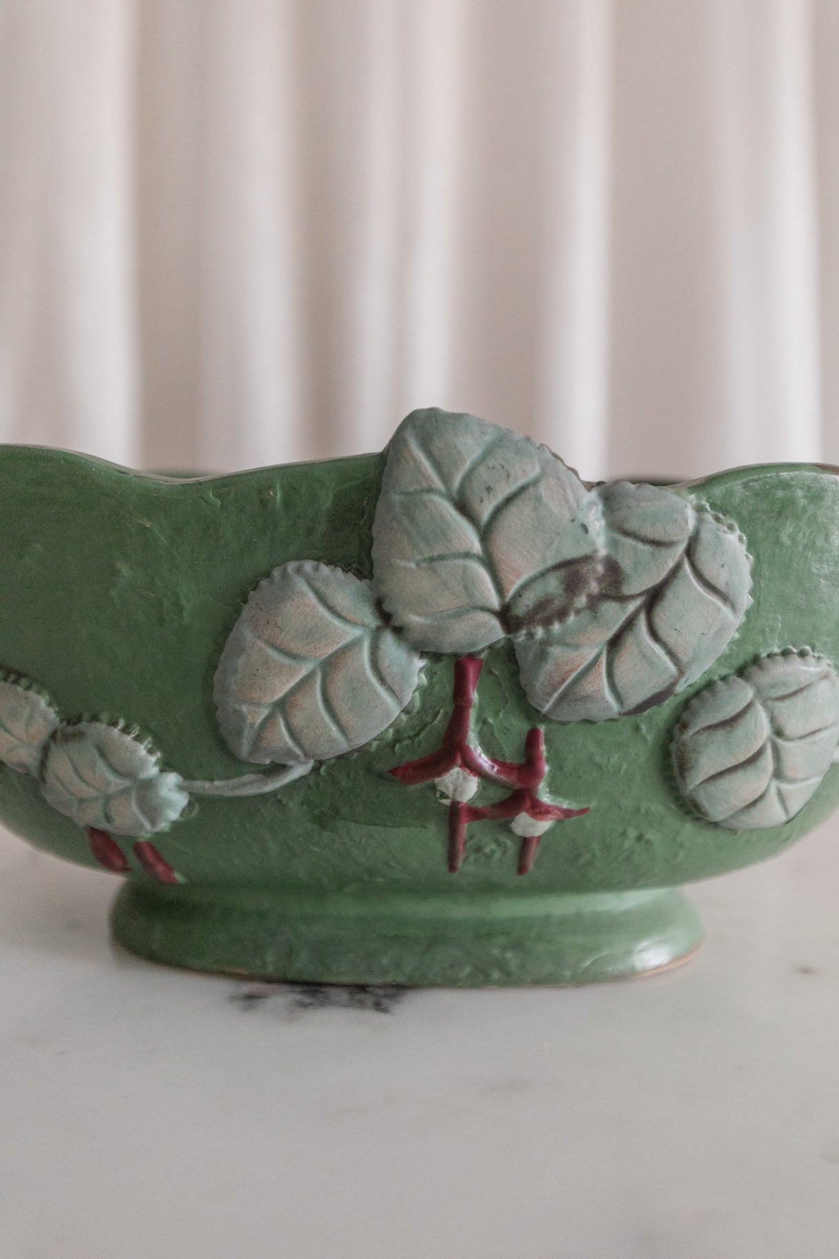 Green Roseville Pottery