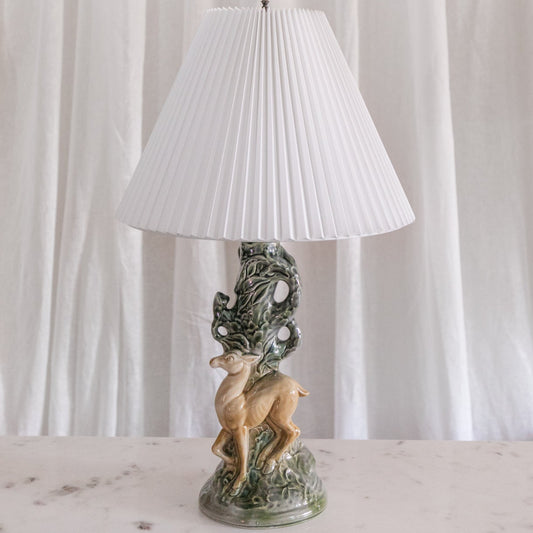 Majolica Lamp